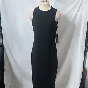 BEBE Black Sleeveless Sheath Dress for Night Out
